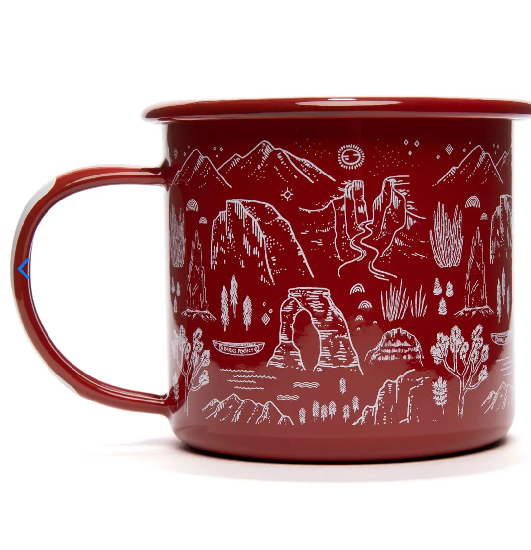 Parks Project Enamelware Camp Mugs