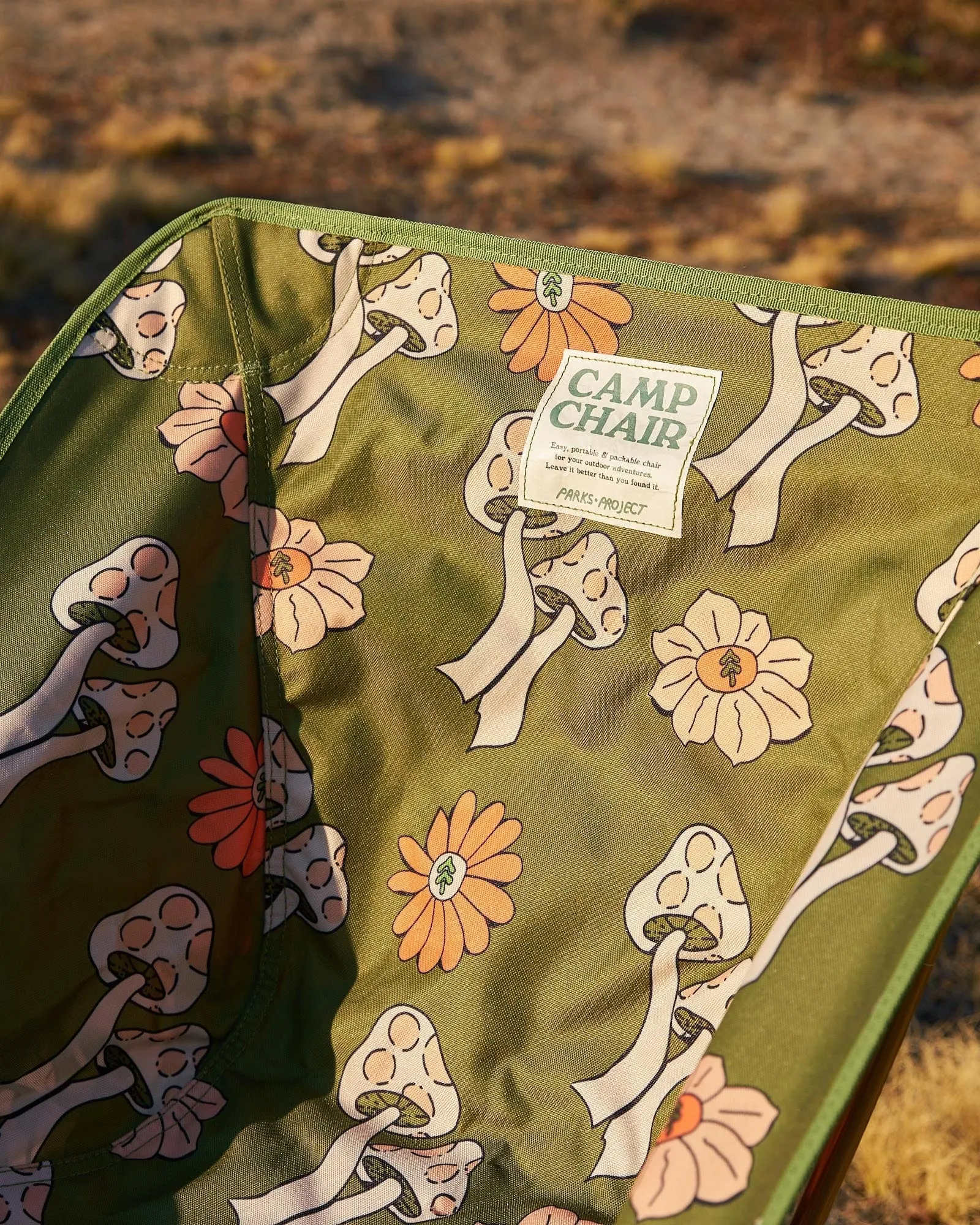 Parks Project Shrooms Packable Camp Chair