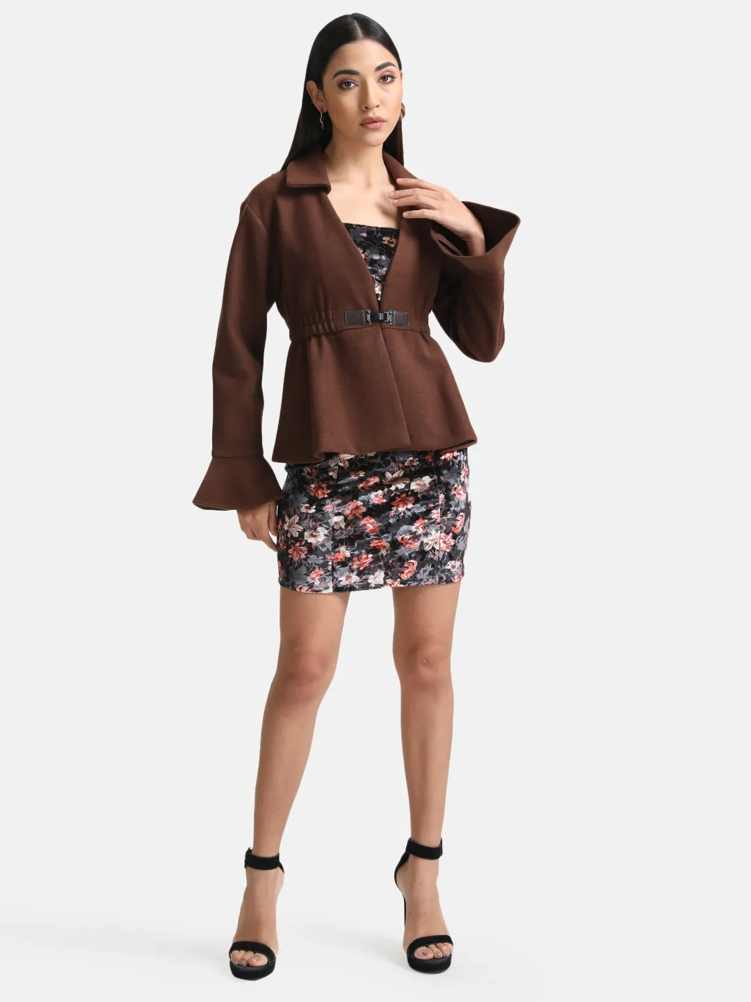 Peplum Jacket With Peplum Sleevs