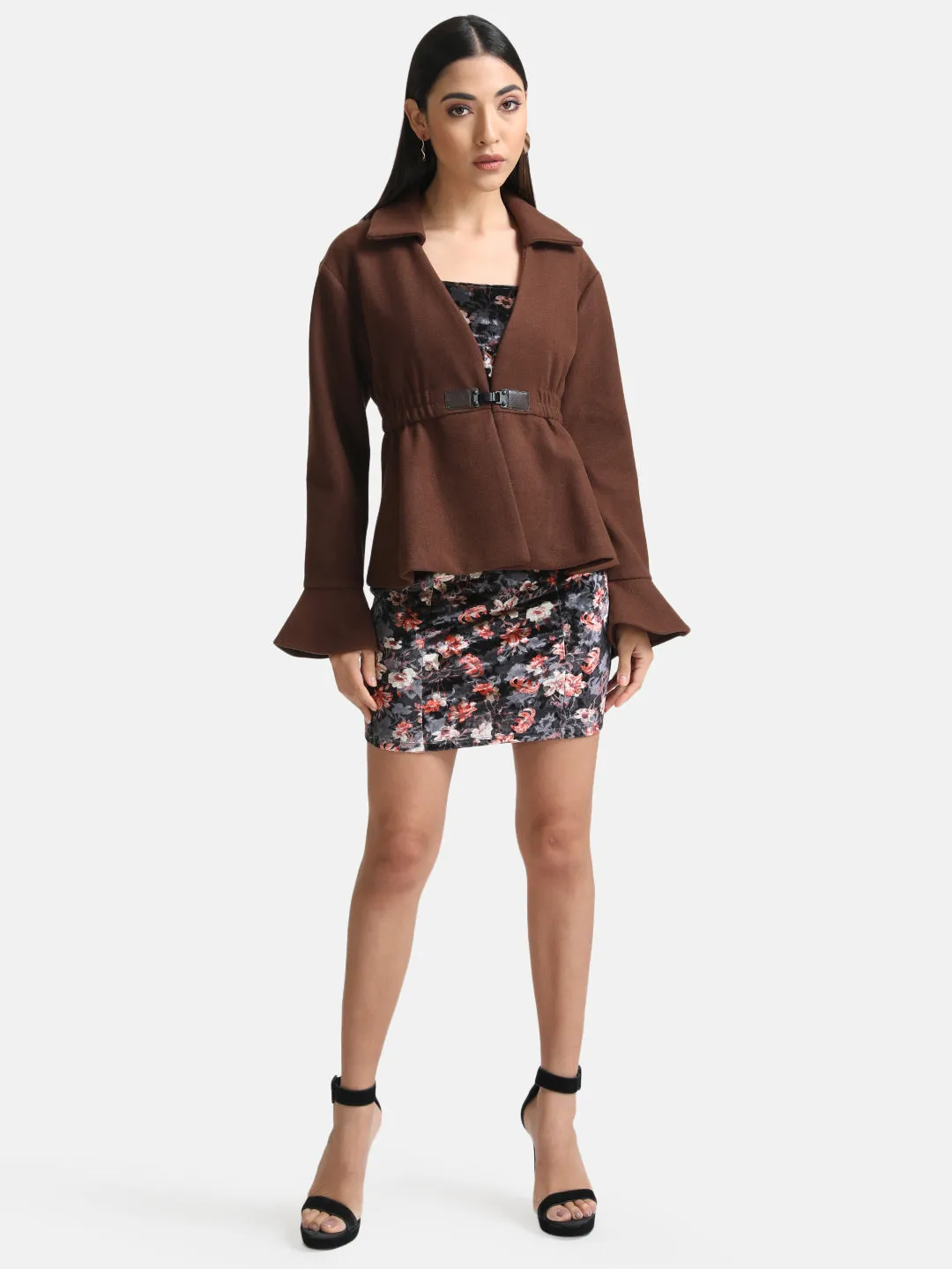 Peplum Jacket With Peplum Sleevs