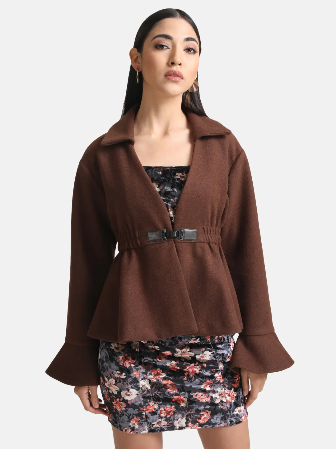 Peplum Jacket With Peplum Sleevs