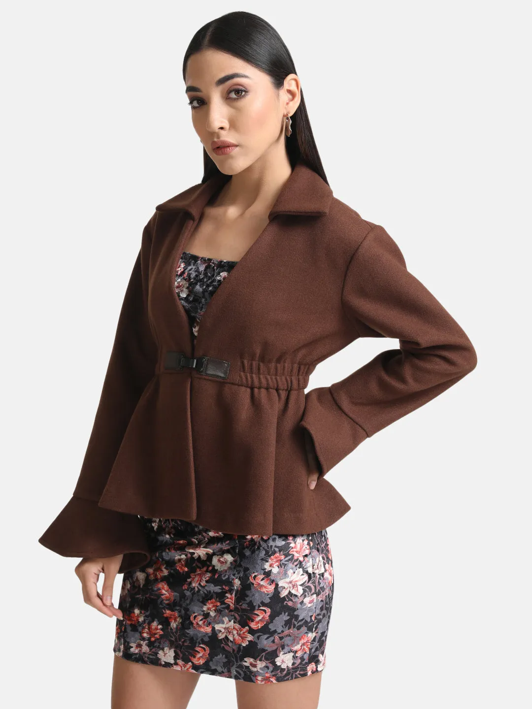 Peplum Jacket With Peplum Sleevs