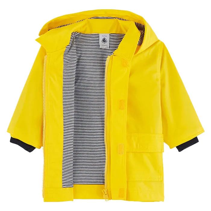 Petit Bateau Baby Iconic Raincoat Yellow