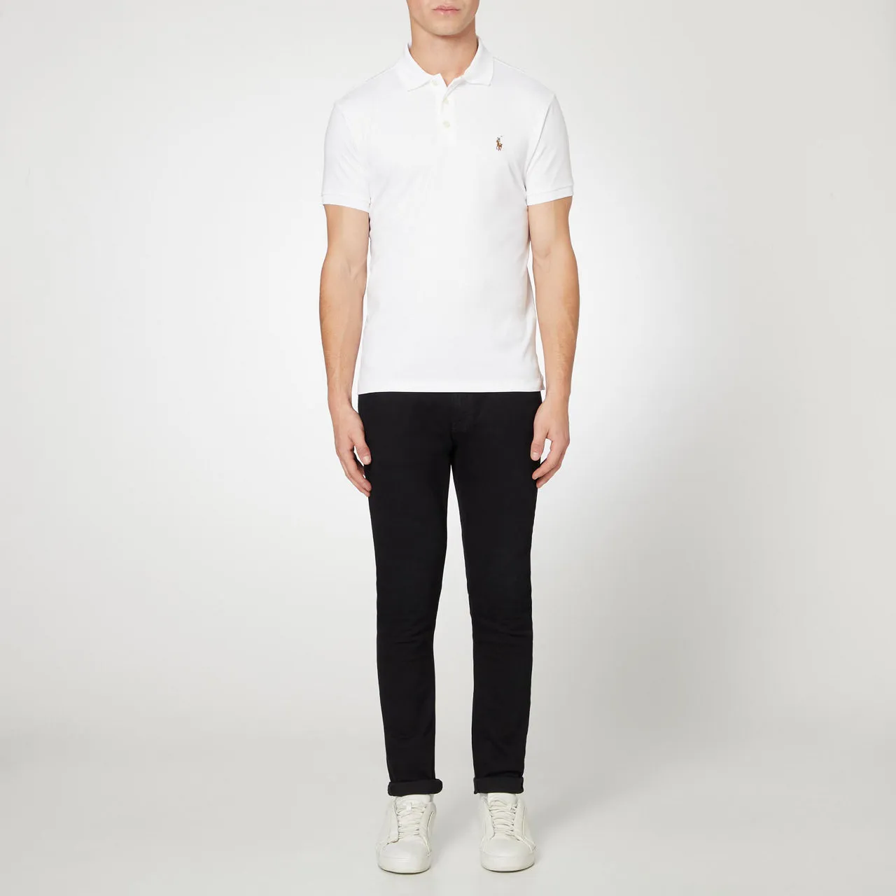 POLO RALPH LAUREN Pima Cotton Polo Shirt - White