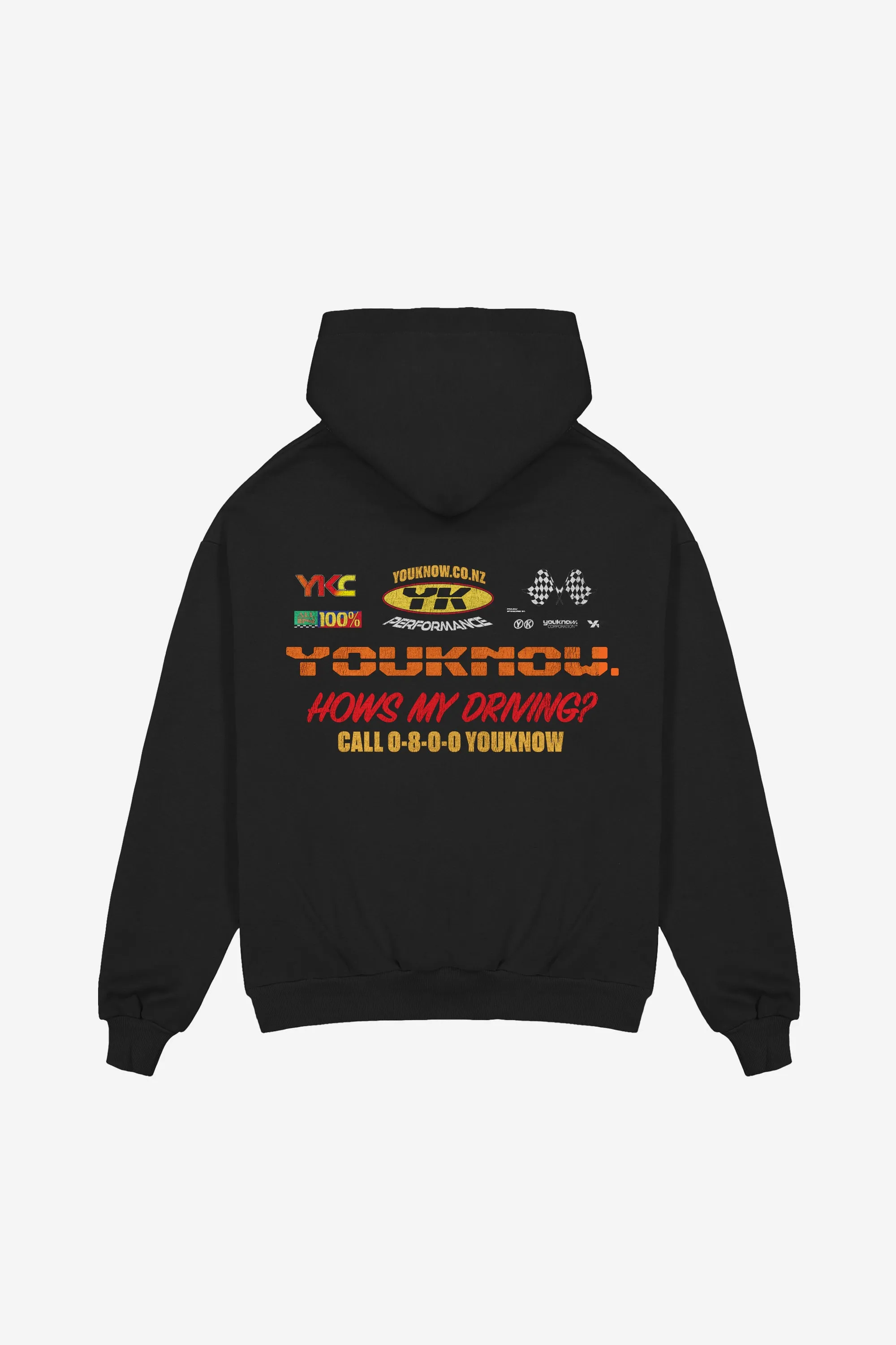 RACING HOODIE | BLACK