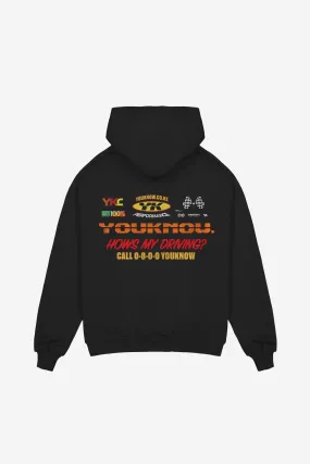 RACING HOODIE | BLACK