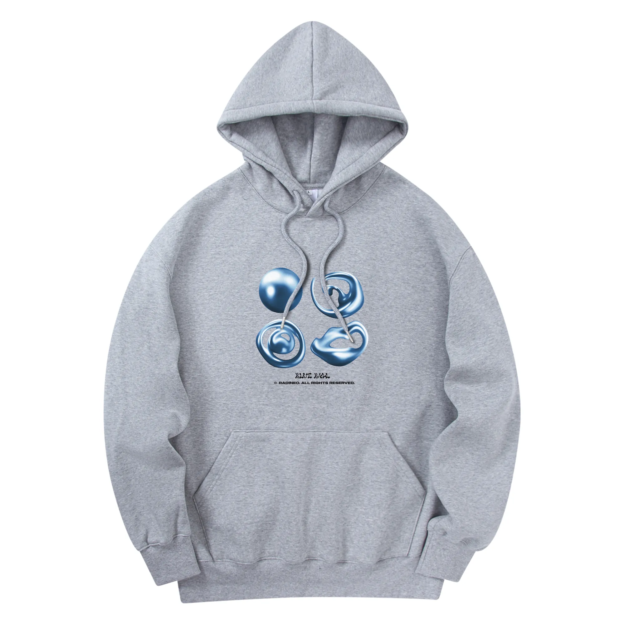 RADINEO  |[RADINEO]★ BLUE BALL HOODIE