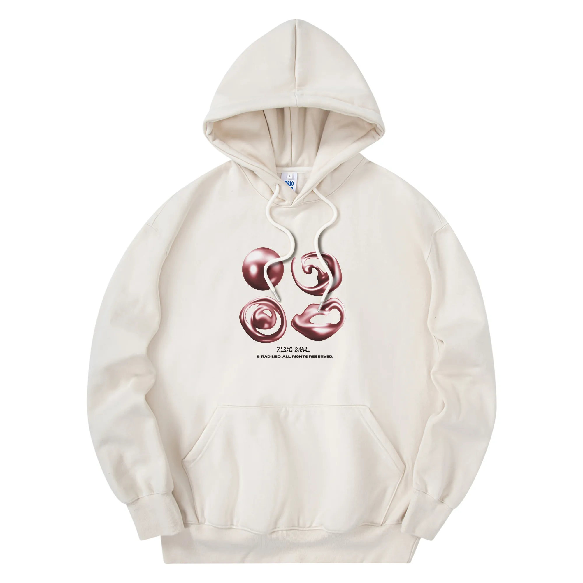 RADINEO  |[RADINEO]★ BLUE BALL HOODIE