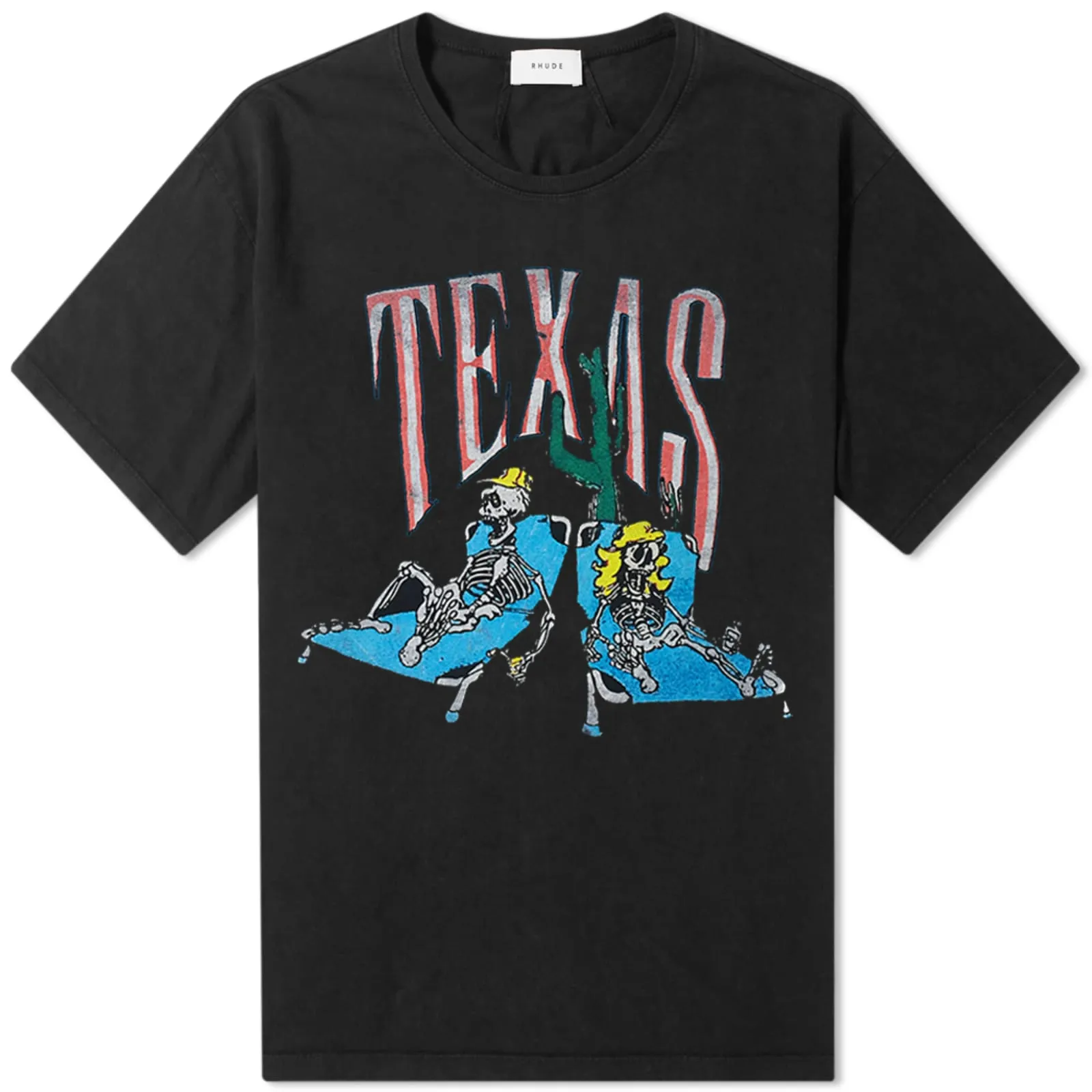 Rhude Don't Cry Texas Tee - Black