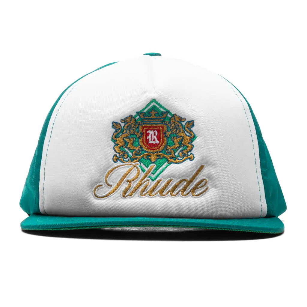 Rhude Menthol Trucker Hat - Menthol/White