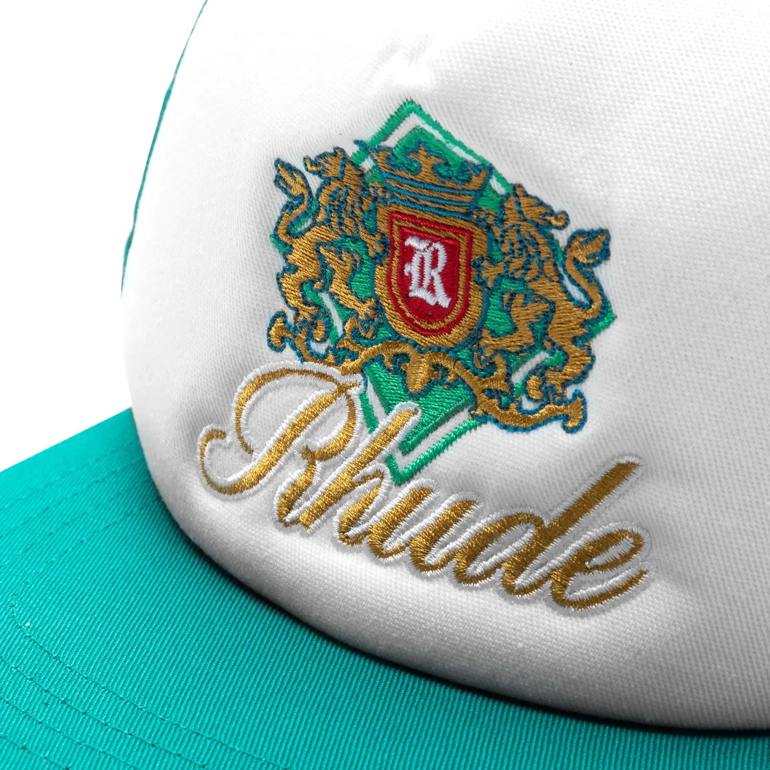 Rhude Menthol Trucker Hat - Menthol/White