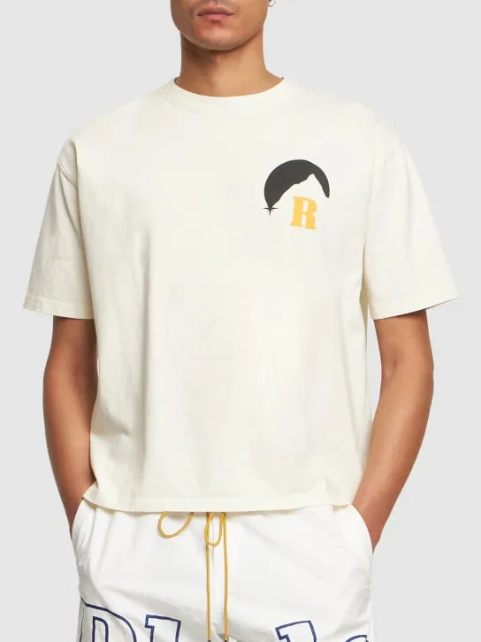 RHUDE   Moonlight cotton t-shirt 