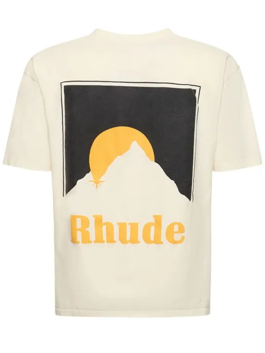 RHUDE   Moonlight cotton t-shirt 