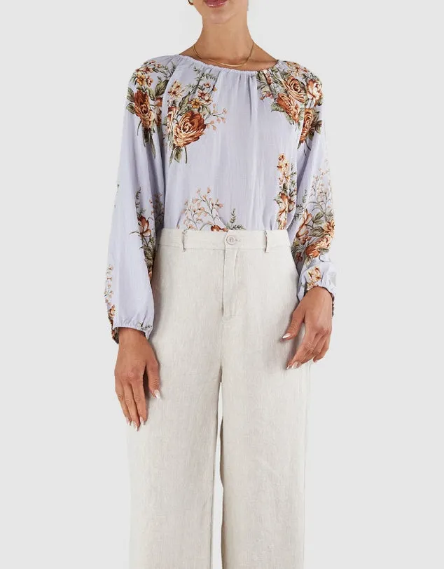 Rosalie Linen Blouse