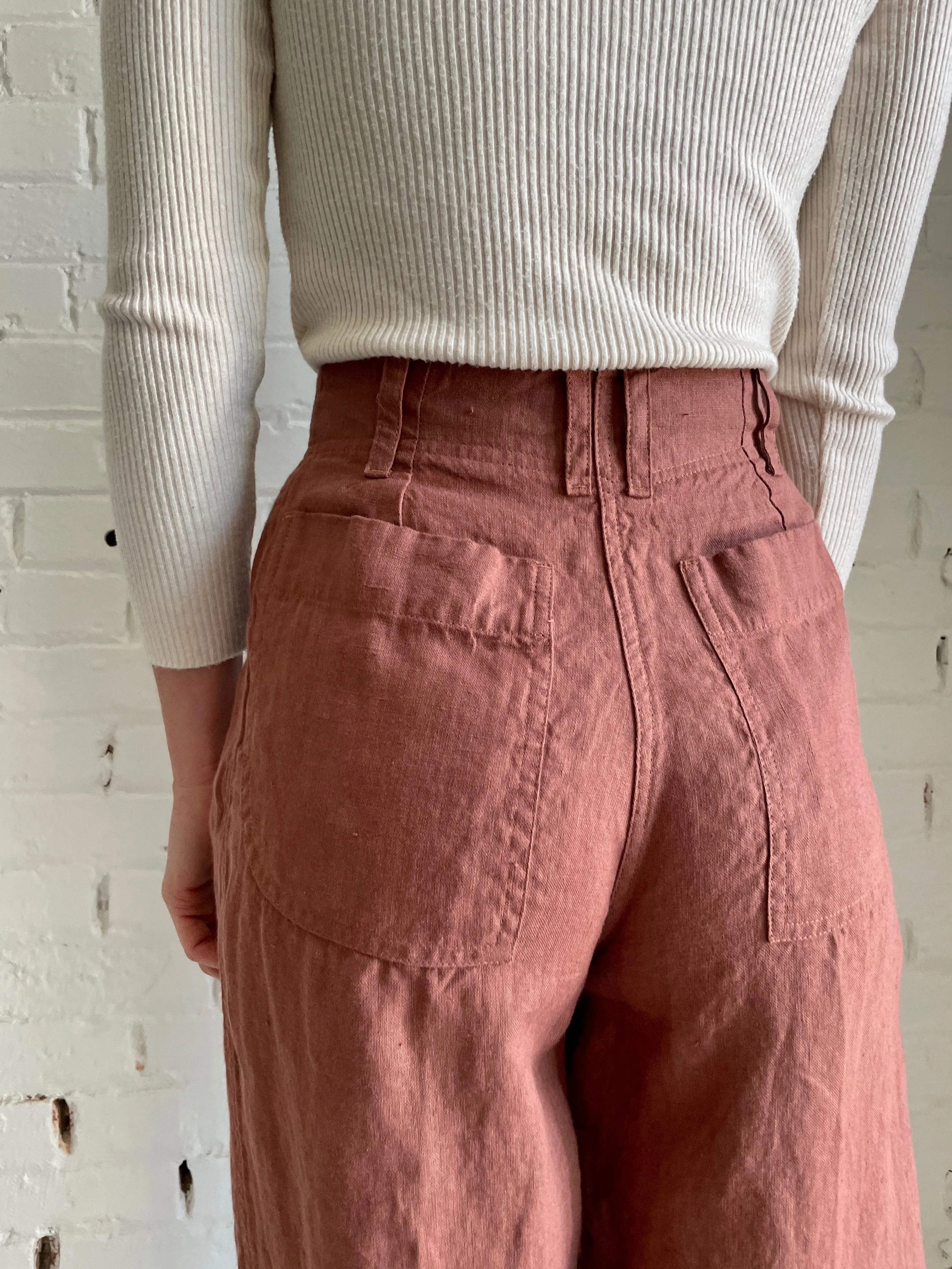 SALE | Annie Linen Pant | Spice