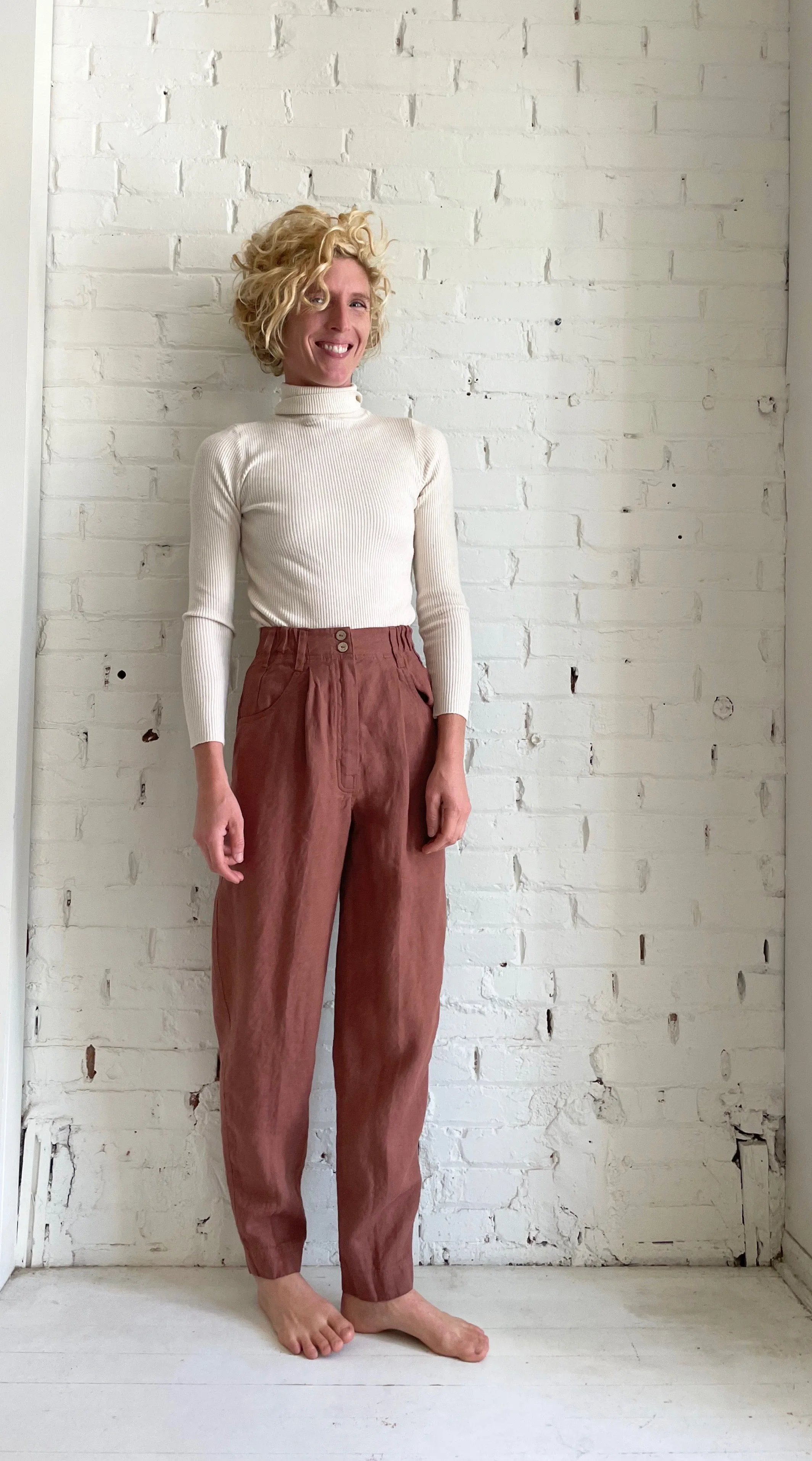 SALE | Annie Linen Pant | Spice