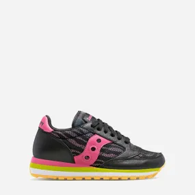 Saucony Jazz Triple W Zebra Nero Rosa Sneakers