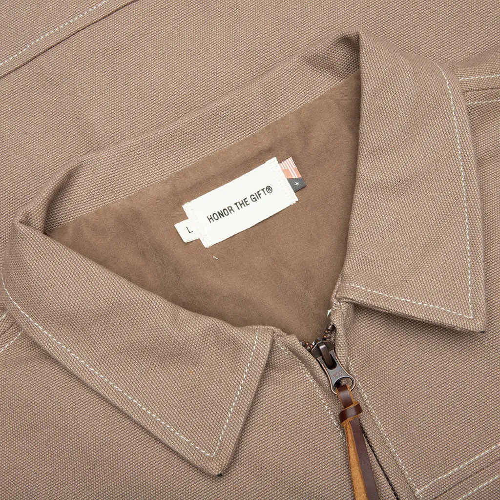 Script Carpenter Jacket - Light Brown