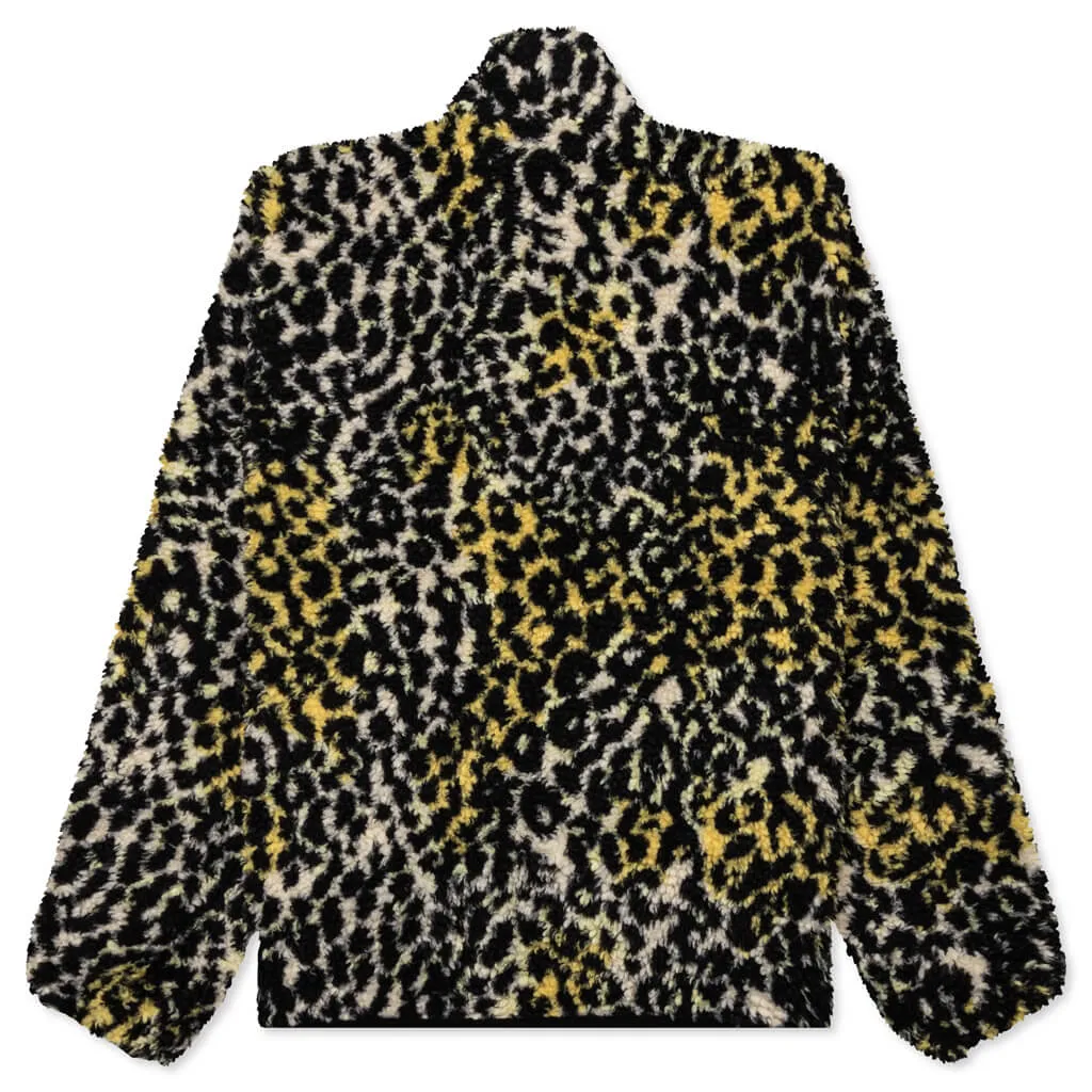 Sherpa Reversible Jacket - Yellow Leopard