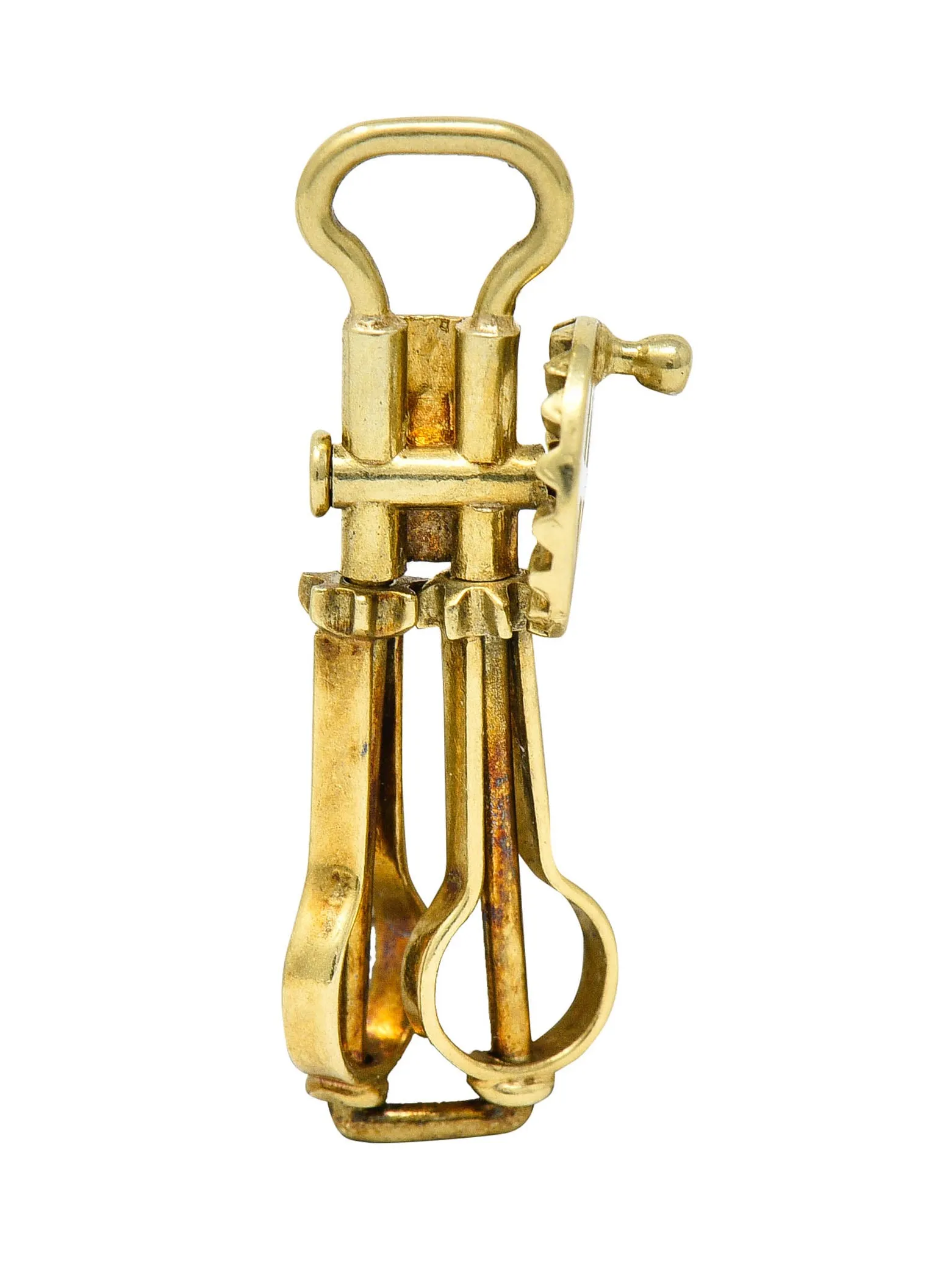 Sloan & Co. Retro 14 Karat Gold Articulated Hand Mixer Charm