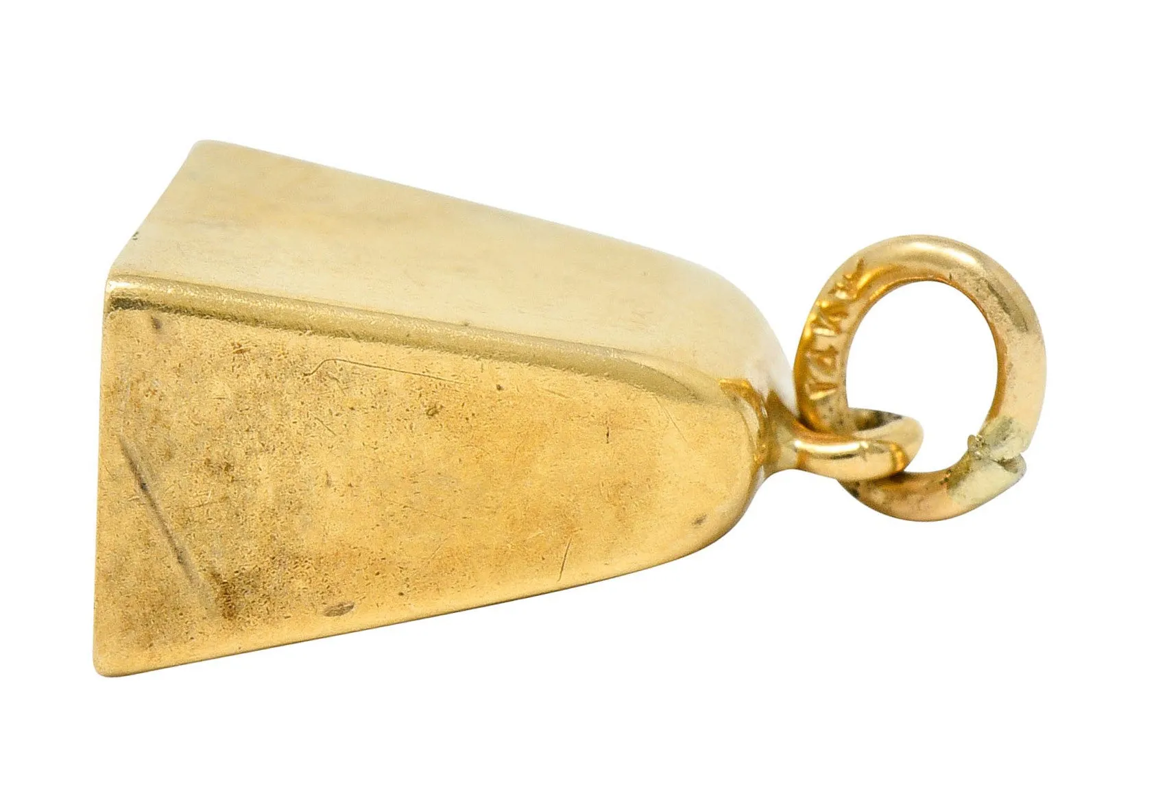 Sloan & Co. Retro 14 Karat Gold Bell Charm