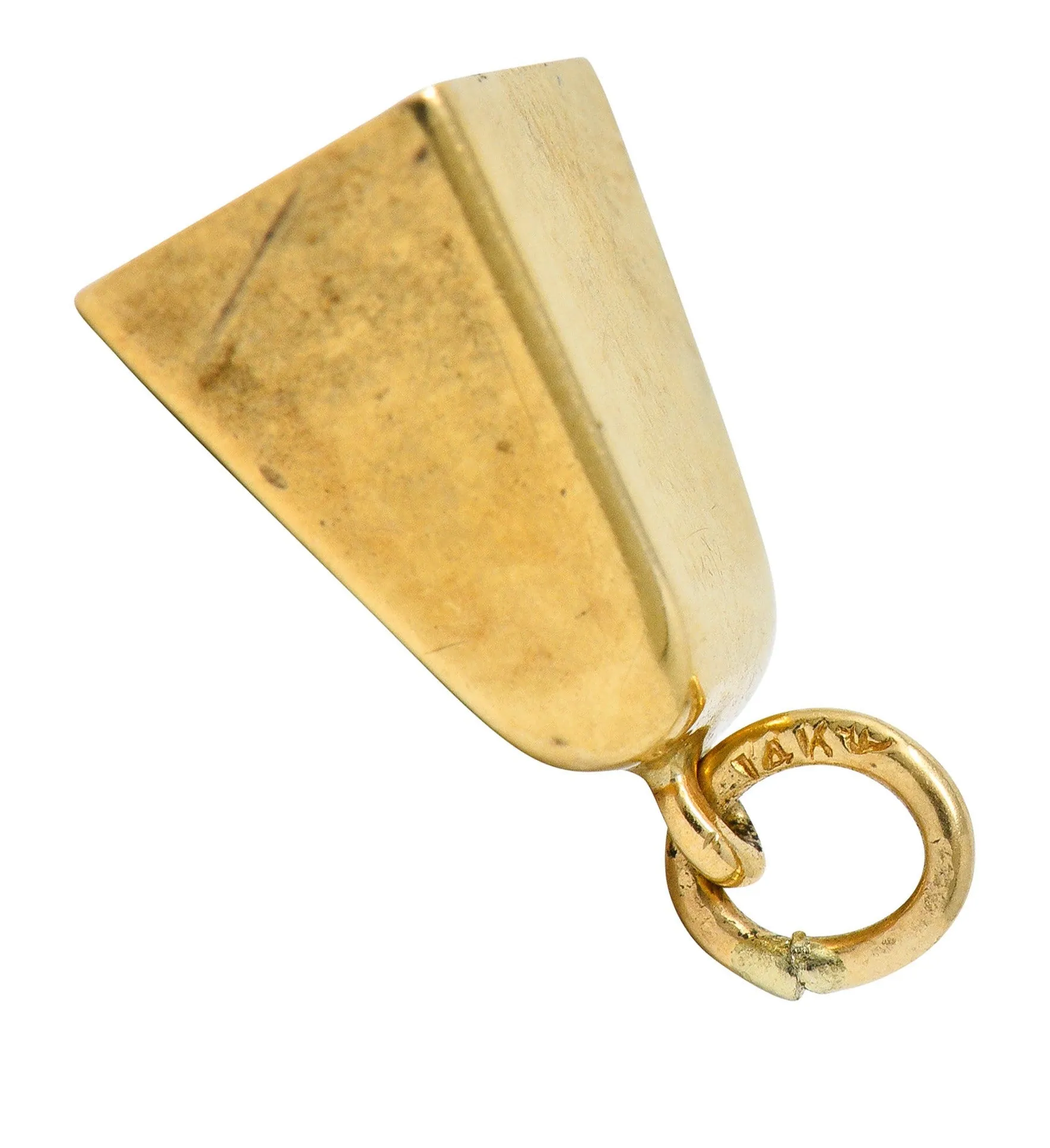 Sloan & Co. Retro 14 Karat Gold Bell Charm