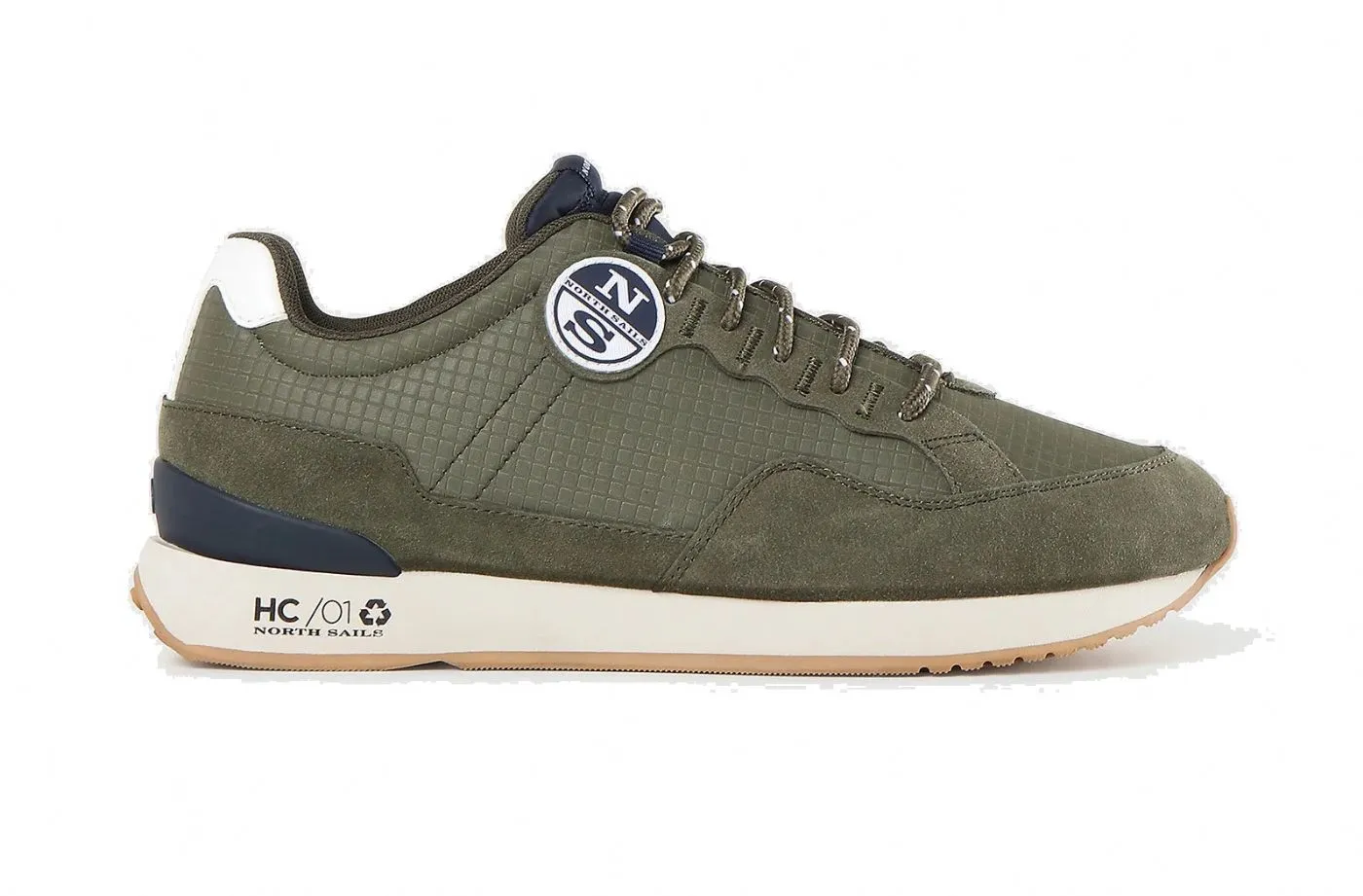 SNEAKERS NORTH SAILS UOMO MILITARY GREEN HITCH FIRST 034