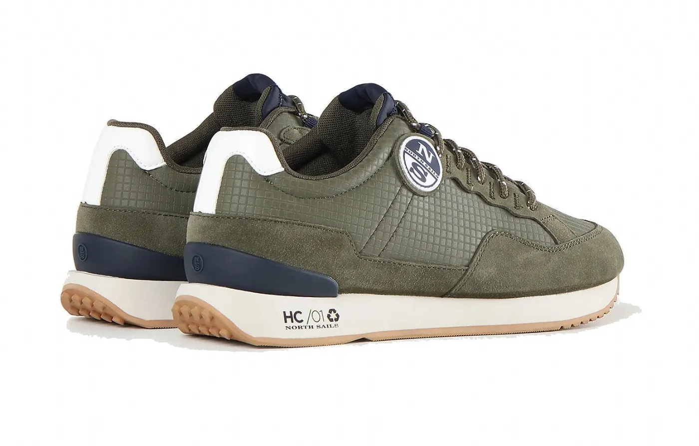 SNEAKERS NORTH SAILS UOMO MILITARY GREEN HITCH FIRST 034