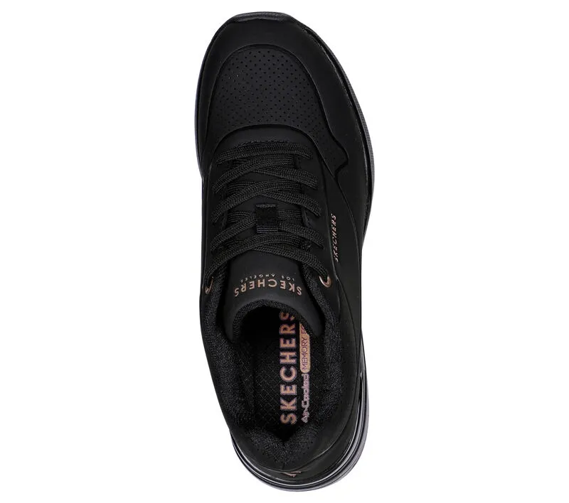 SNEAKERS SKECHERS DONNA MILLION AIR - ELEVATED AIR BLACK 155401/WHT