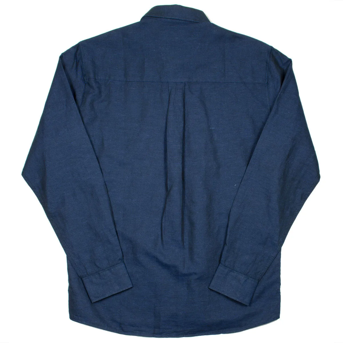 Soulland - Logan Linen Shirt - Navy