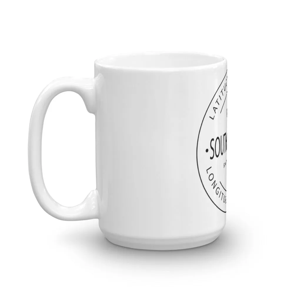 South Carolina - Mug - Latitude & Longitude