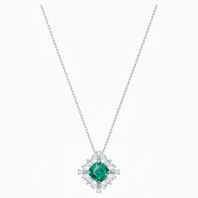 Swarovski PALACE NECKLACE, Green Rhodium Plated -5498832