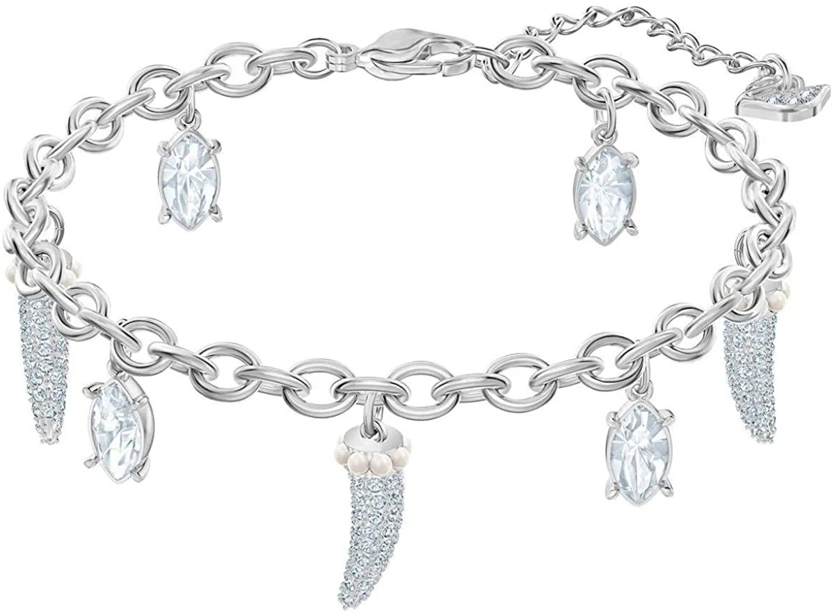 Swarovski POLAR BESTIARY BRACELET, Rhodium Plated, Medium -5501007