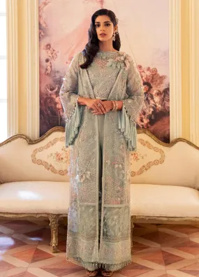 The Royal Palace By Nureh Embroidered Organza Unstitched 3 Piece Suit - 45