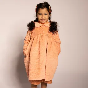 Tia Cibani Child Ivy Tufted Dress Salmon Pink