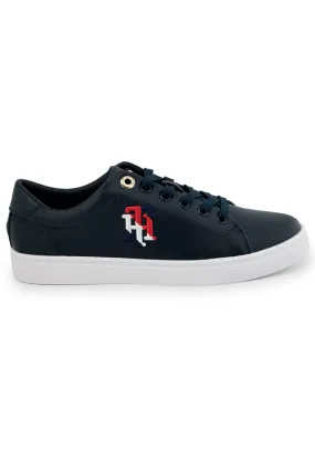 Tommy Hilfiger Women Leather Sneaker Navy