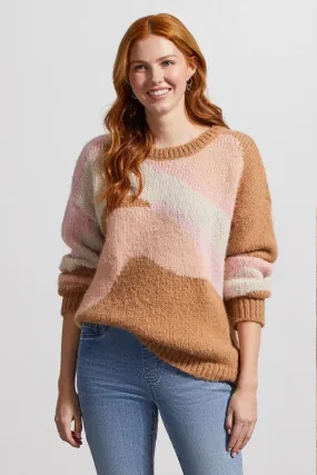 Tribal Fuzzy Intrasia Crew Neck Sweater