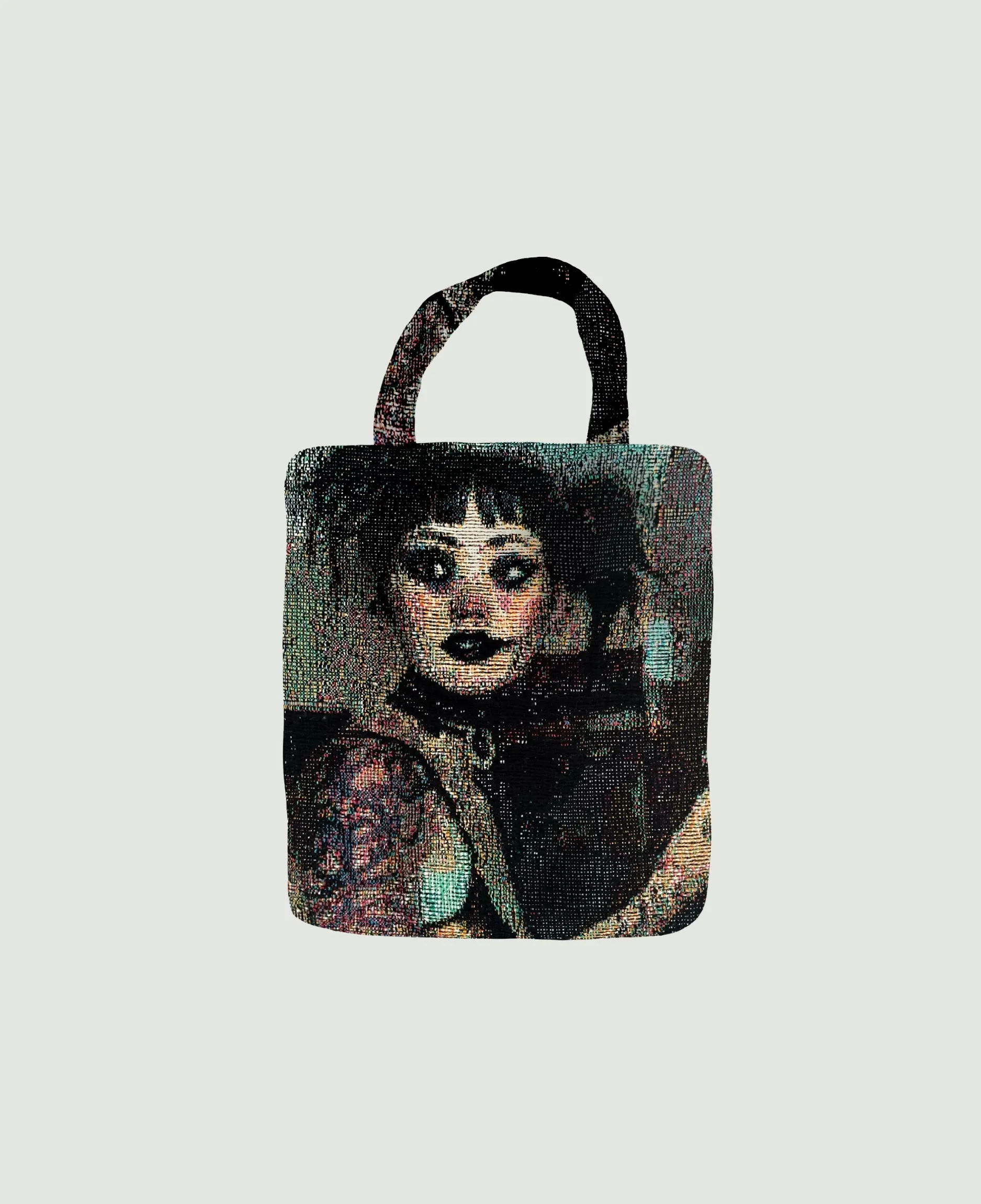 VA-SS21-104 LOVE DEATH ROBOTS TAPESTRY TOTE BAG