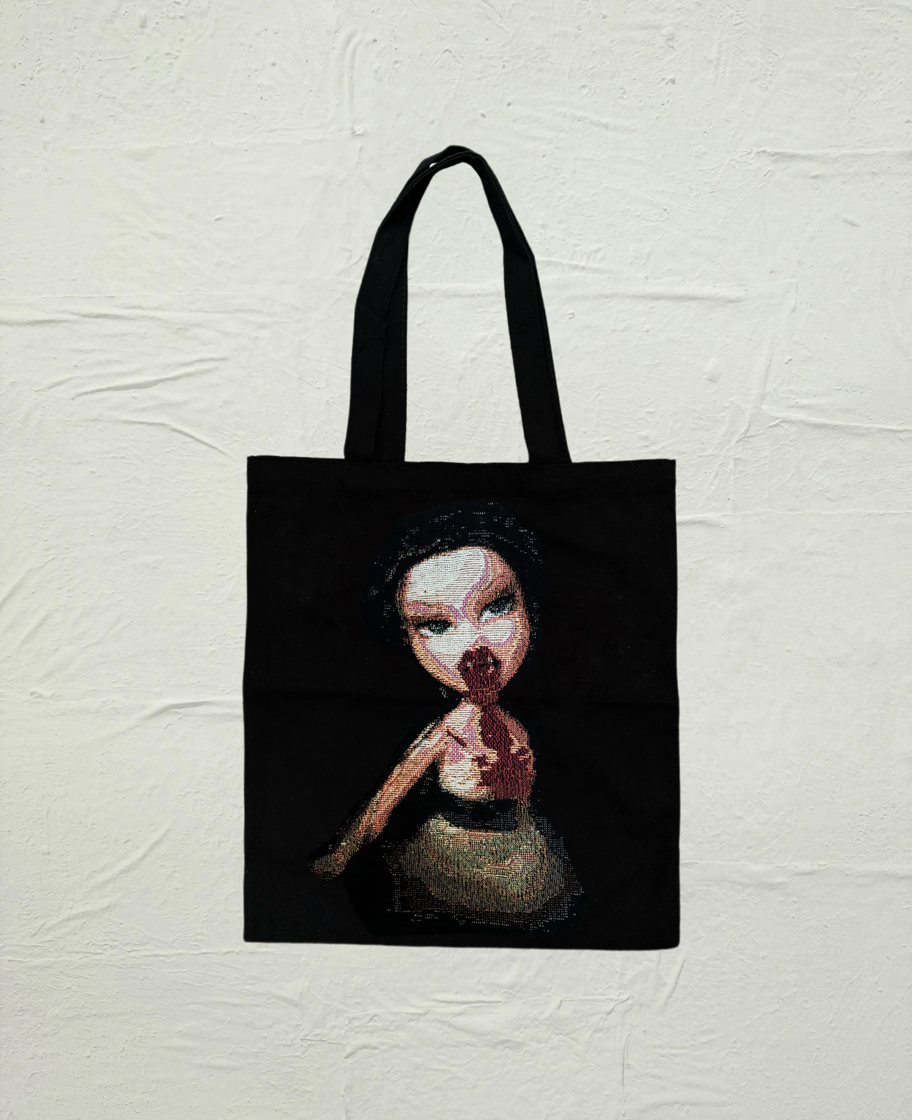 VA-SS24-752 JENNIFERS BODY X KEVDOLL TAPESTRY TOTE BAG