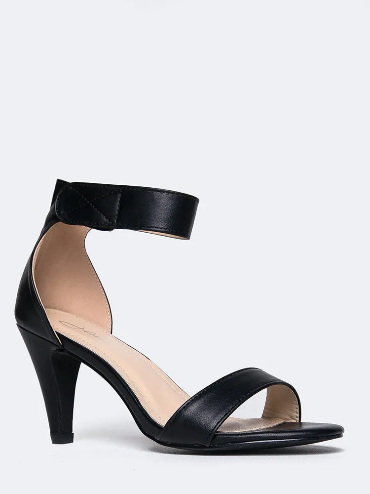 Velcro Ankle Strap Heel