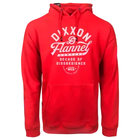 White Pastime Pullover Hoodie - Red