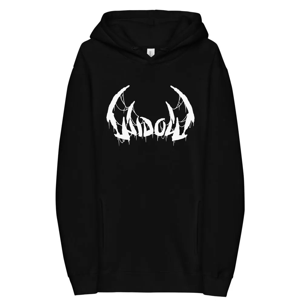 WIDOW BLACK UNISEX SLIM FIT HOODIE