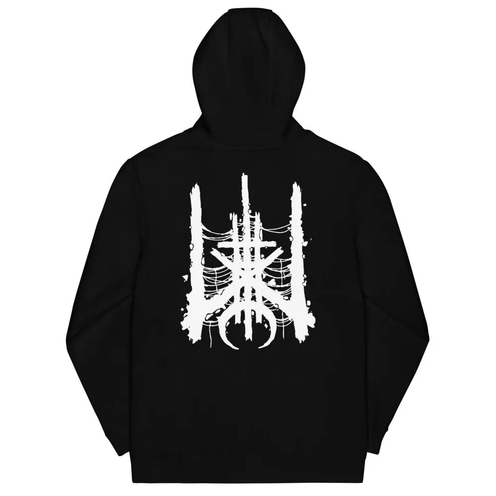 WIDOW BLACK UNISEX SLIM FIT HOODIE