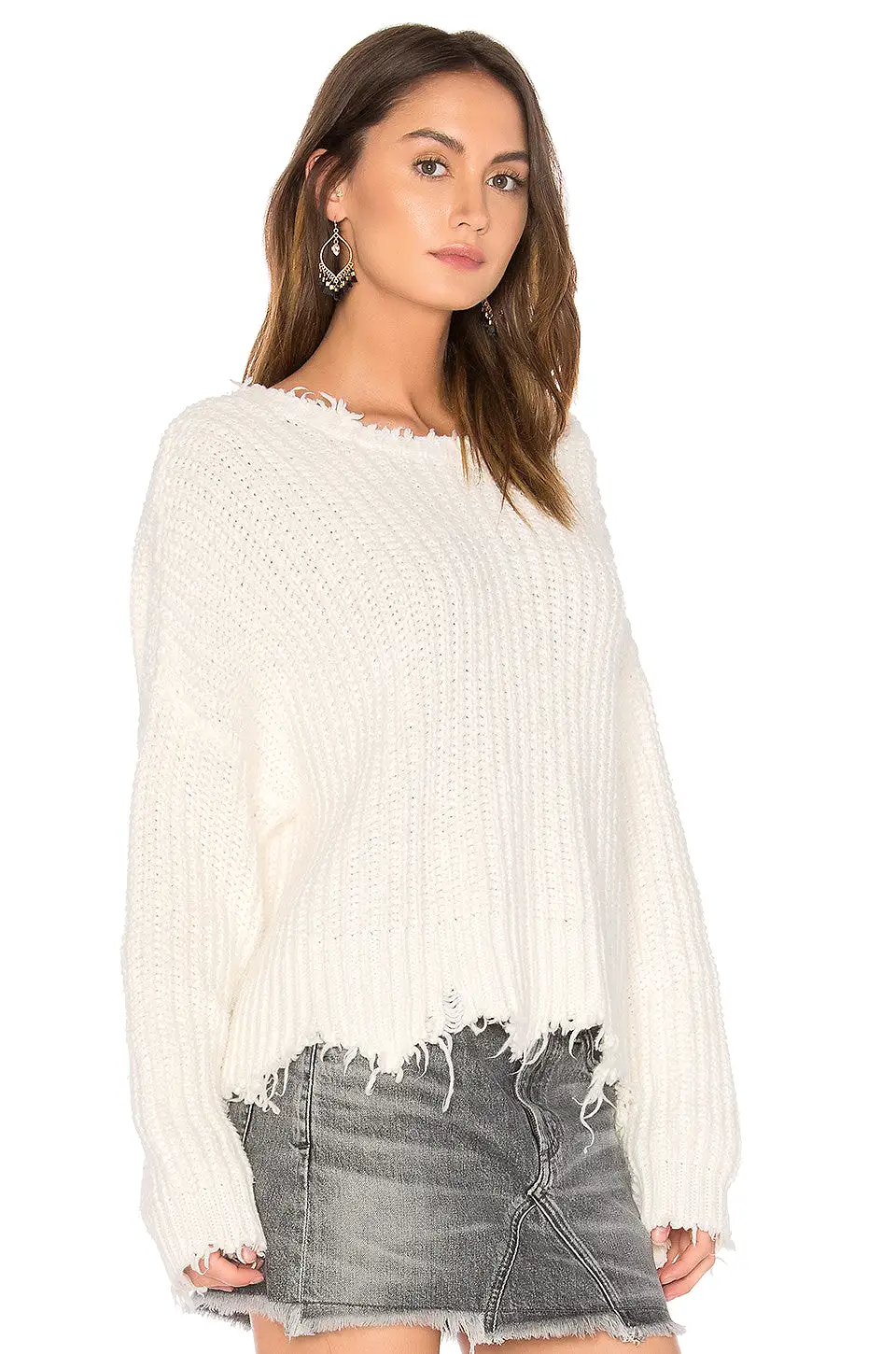 Wildfox Palmetto Sweater White