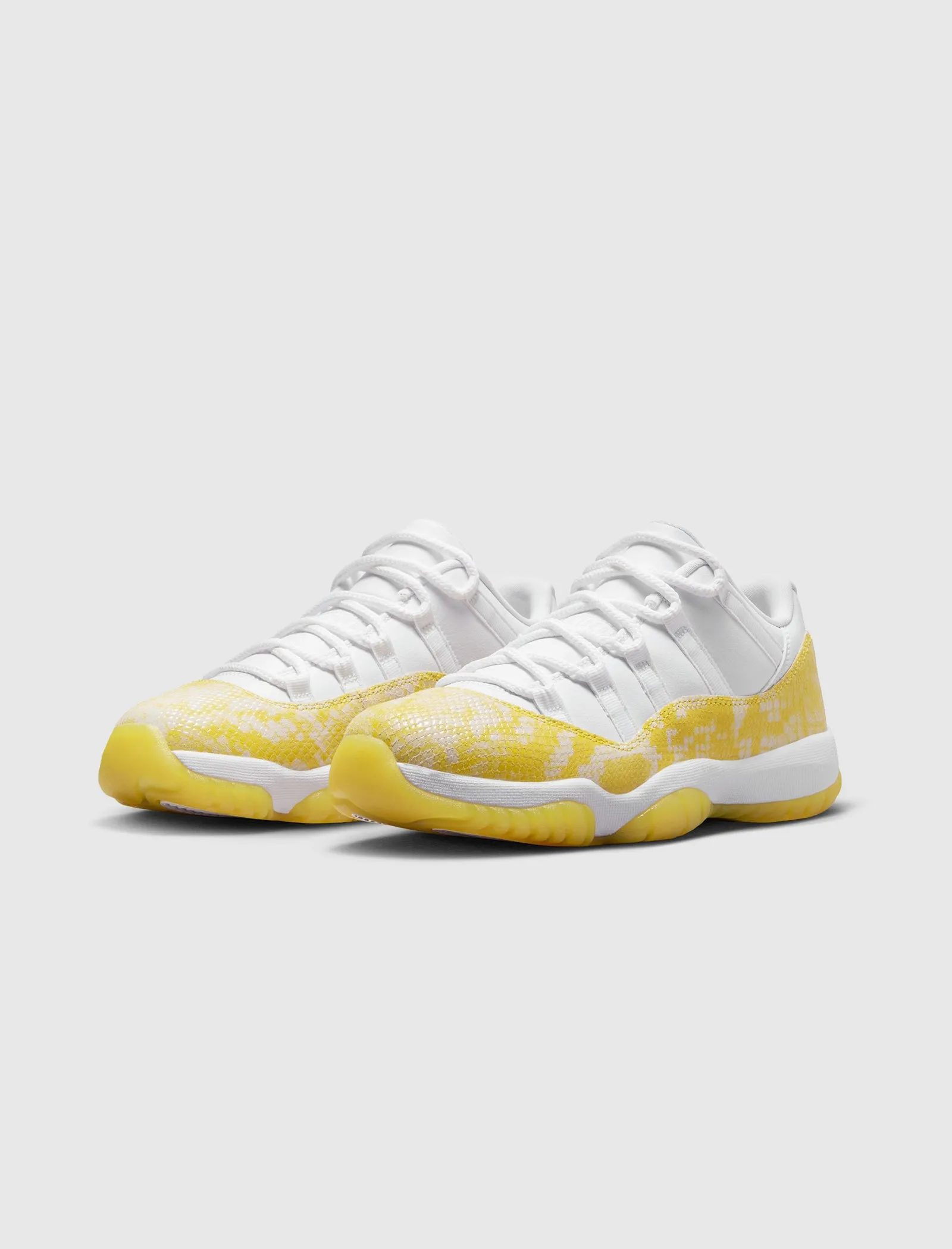 WOMEN'S AIR JORDAN 11 RETRO LOW YELLOW SNAKESKIN