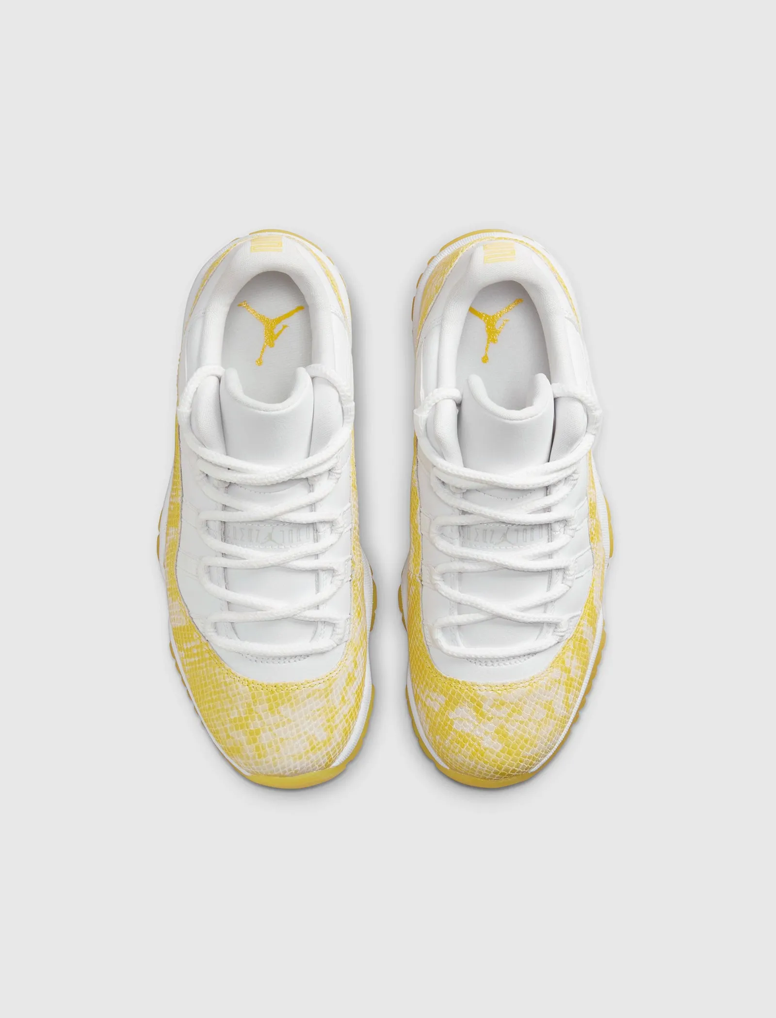 WOMEN'S AIR JORDAN 11 RETRO LOW YELLOW SNAKESKIN