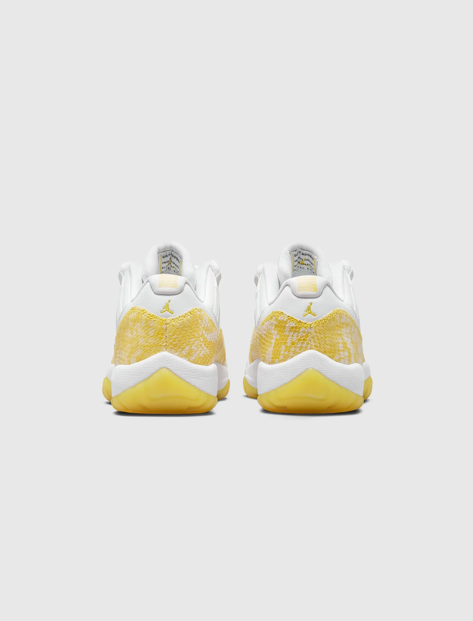 WOMEN'S AIR JORDAN 11 RETRO LOW YELLOW SNAKESKIN