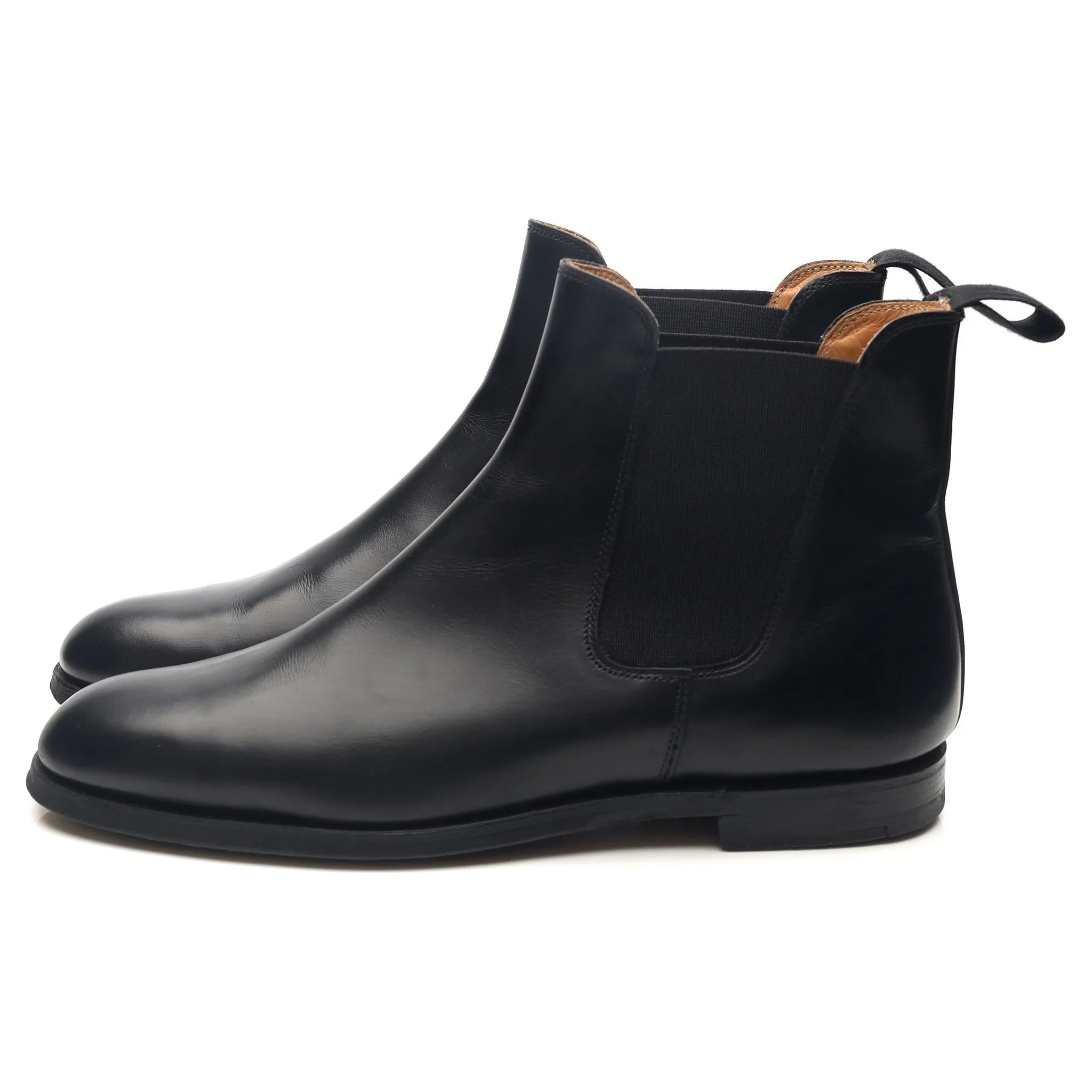 Women's 'Gresham' Black Leather Chelsea Boots UK 6 C