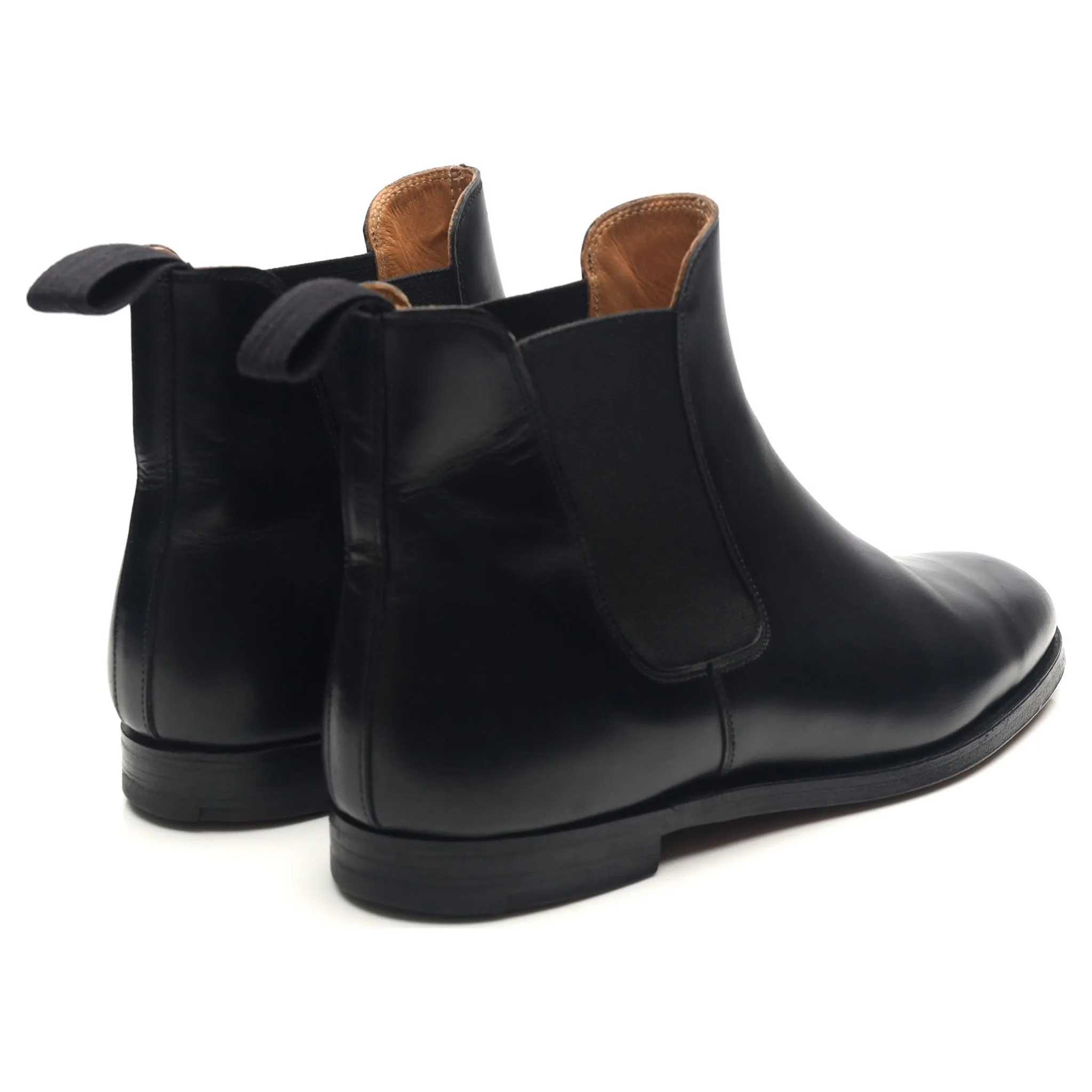 Women's 'Gresham' Black Leather Chelsea Boots UK 6 C