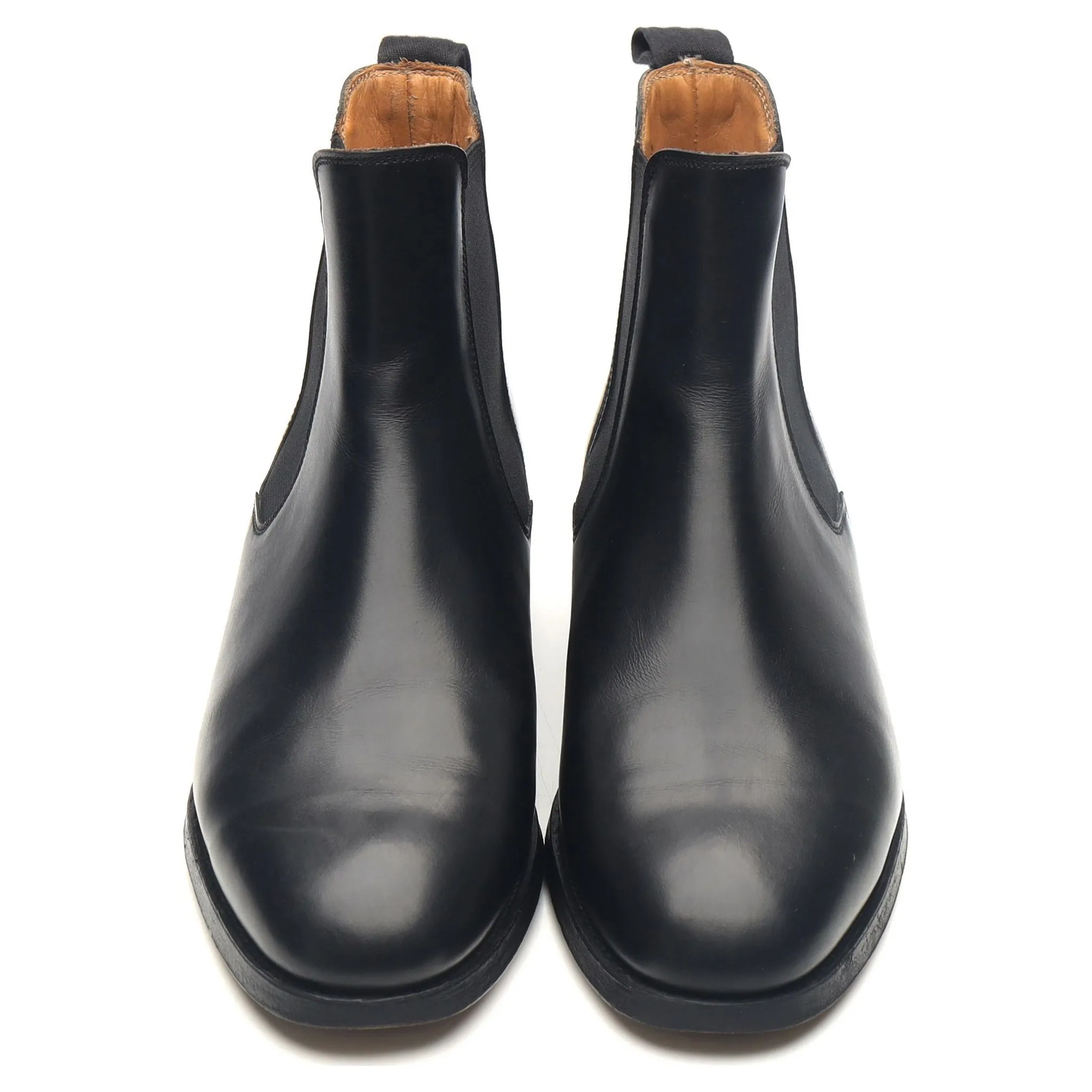 Women's 'Gresham' Black Leather Chelsea Boots UK 6 C